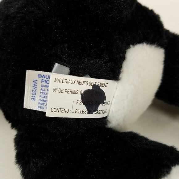 Aurora Flopsie Buster Boston Terrier Dog Plush Black White Stuffed Animal 2016 - Picture 9 of 10